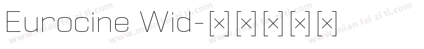 Eurocine Wid字体转换